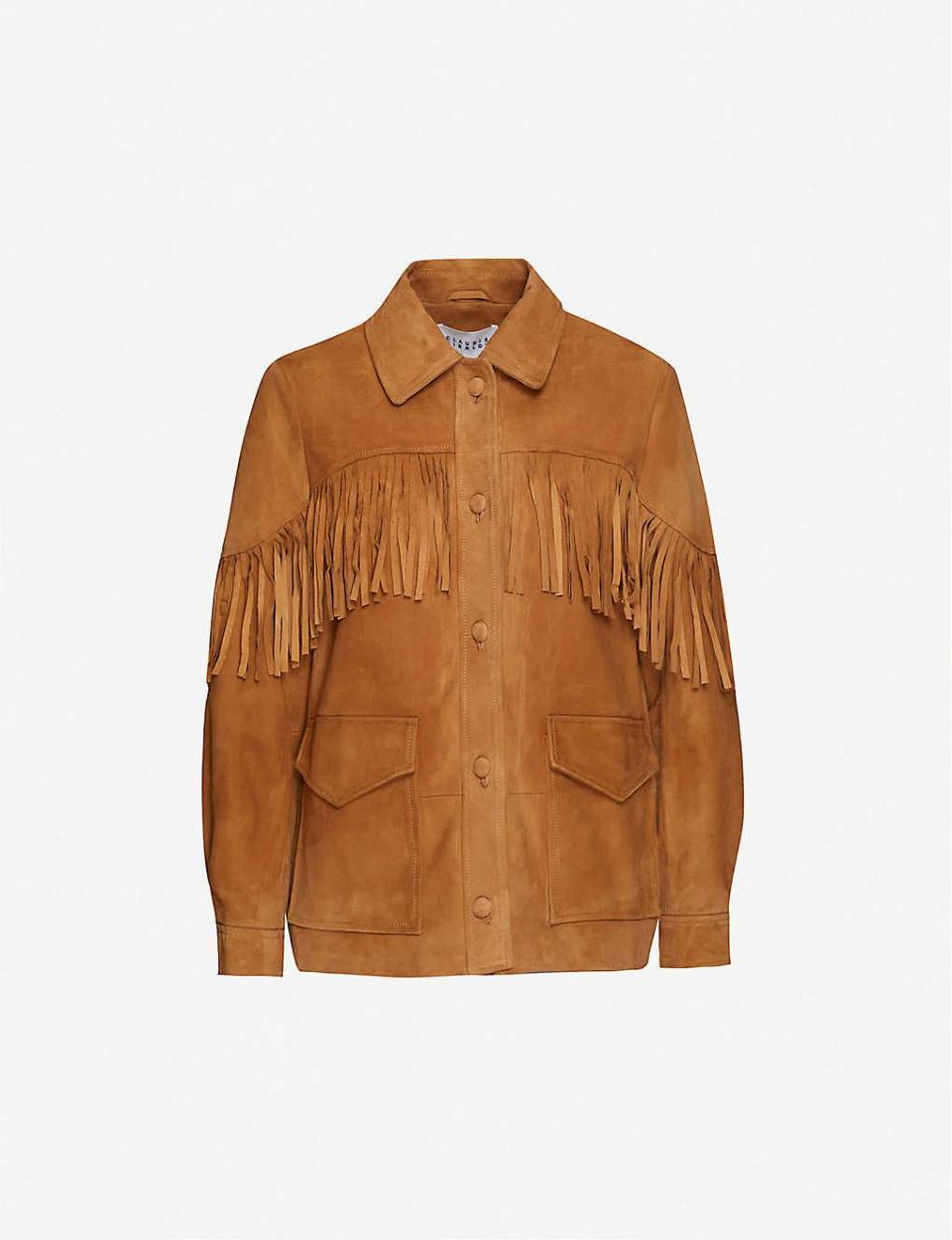 Claudie Pierlot's fringed suede jacket