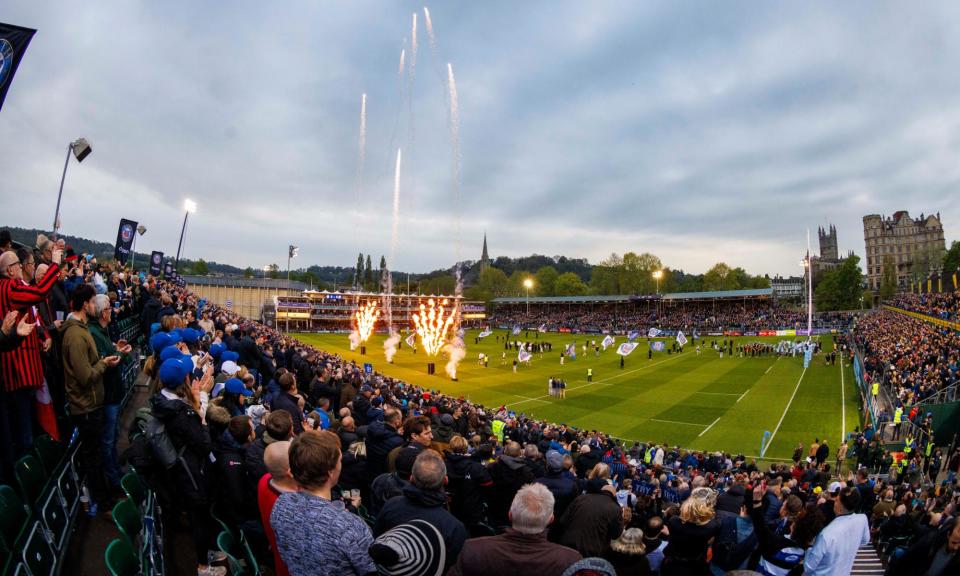 <span>A view of the Rec, where Bath entertain Northampton on the final day.</span><span>Photograph: Bob Bradford/CameraSport/Getty Images</span>