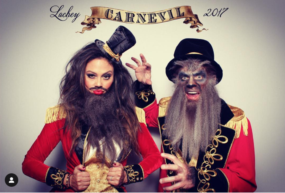 Nick and Vanessa Lachey - Carnival Performers