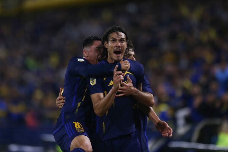 Edinson Cavani anotó para Boca en un partido complejo ante Godoy Cruz, venció 1 a 0 y se enfrentará con River en cuartos