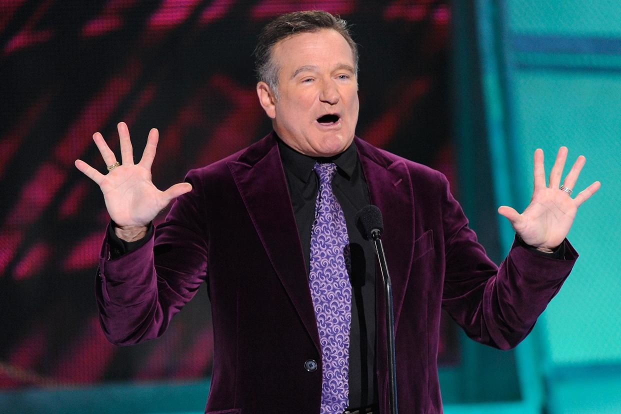 Robin Williams during the 35th People's Choice Awards on 7 January 2009 in Los Angeles, California: Kevork Djansezian/Getty Images for PCA