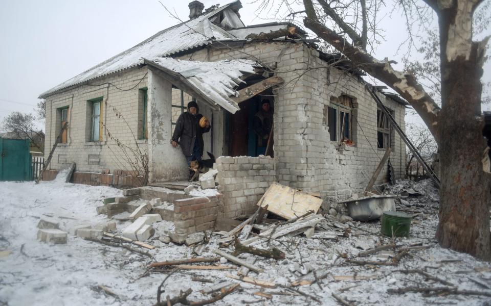 Russia and Ukraine trade blame over fighting as locals report worst night of shelling in months