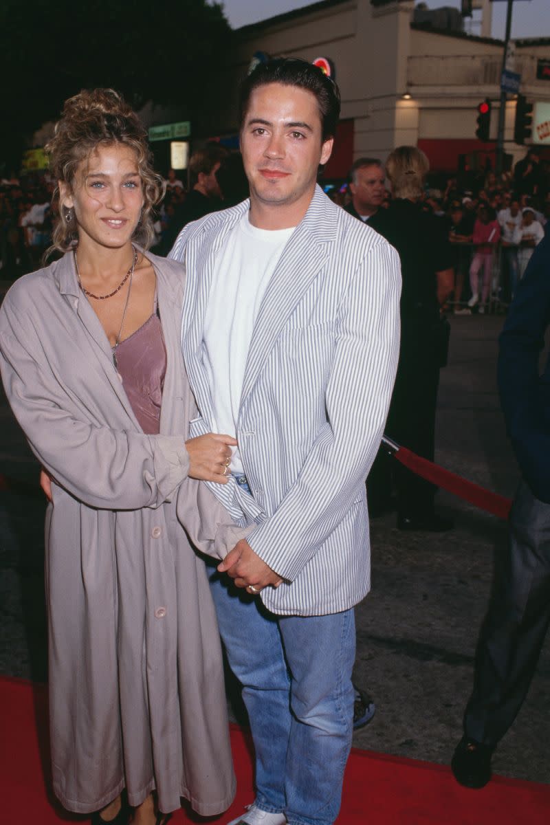 20. Sarah Jessica Parker and Robert Downey Jnr at the Batman premiere, 1989