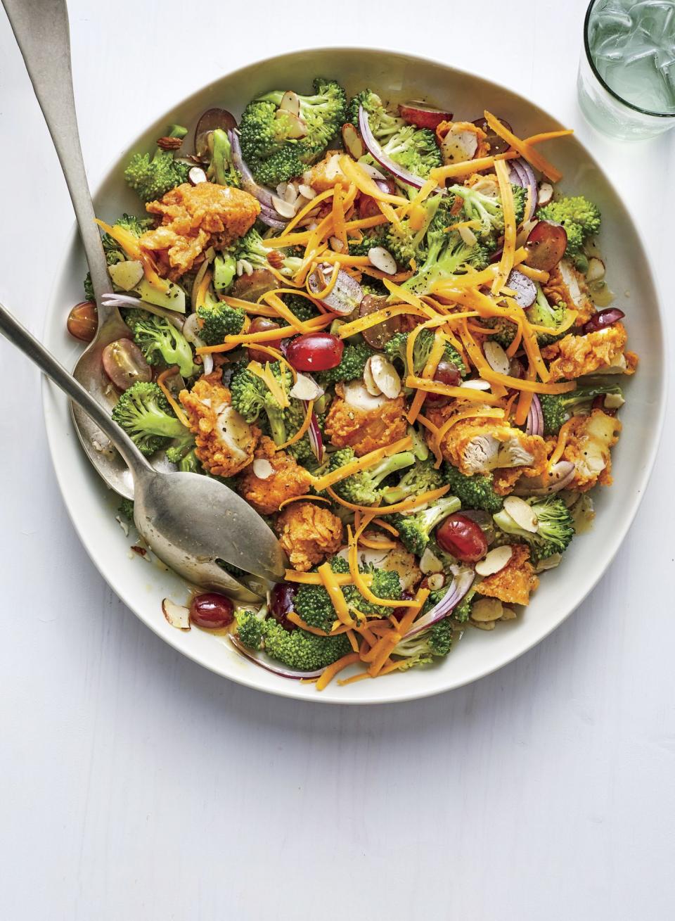 Crispy Chicken-and-Broccoli Salad