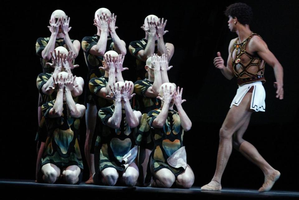 ‘Wonderful material’ … Carlos Acosta in Balanchine’s Prodigal Son in 2004.