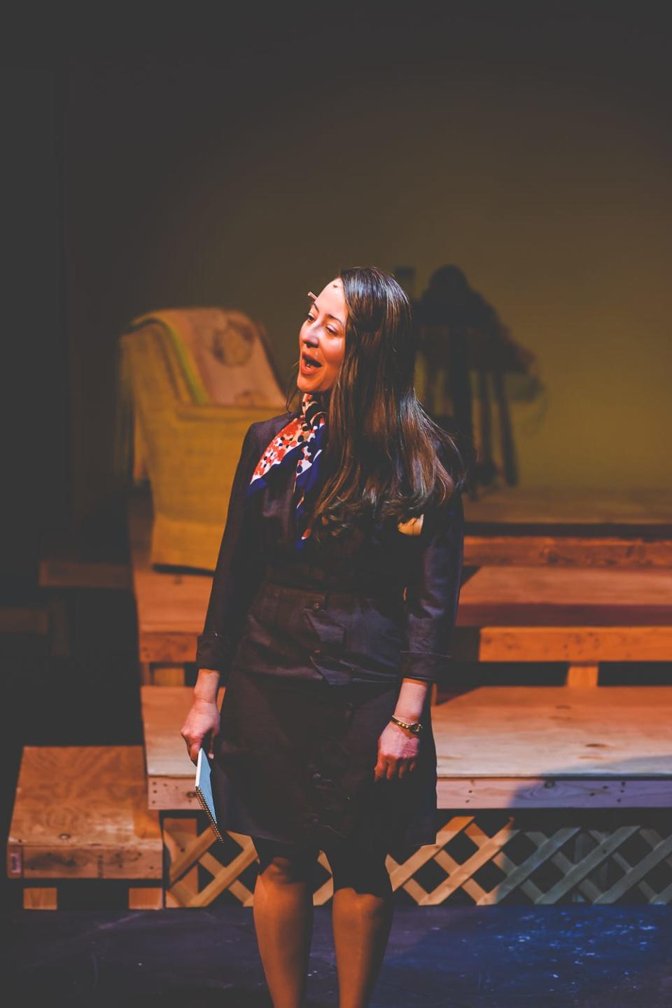 Meg Nester performs in "Cover of Life" at the Backdoor Theatre.