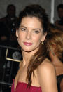 <p> To us, this make-up on Sandra Bullock feels like a classic 00s red carpet look – more specifically, 2007, when the Met Gala theme was “Poiret: King of Fashion”. The sheeny pink lip and sparkly eyes feel very Miss Congeniality. </p>