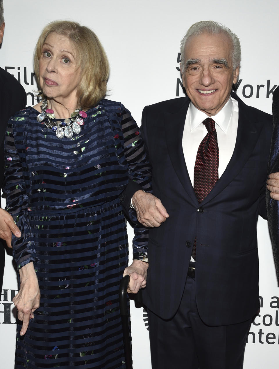 Director/producer Martin Scorsese, right, and his wife Helen Morris attend the world premiere of "The Irishman" at Alice Tully Hall during the opening night of the 57th New York Film Festival on Friday, Sept. 27, 2019, in New York. (Photo by Evan Agostini/Invision/AP)