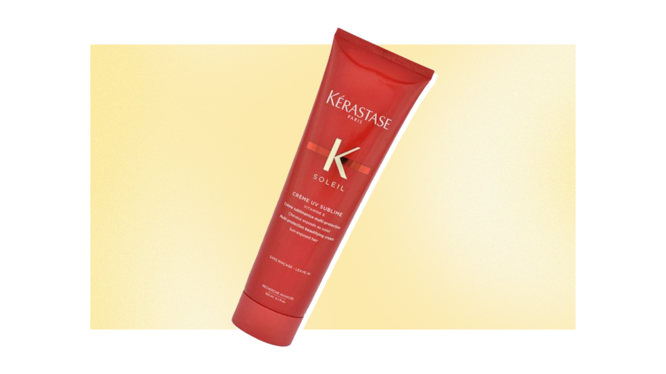 This Kérastase hair cream contains a UV filter that claims to prevent sun damage.