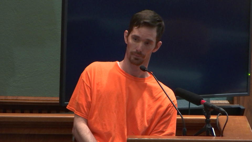 Michael Humphrey, convicted of first-degree murder, admitted that he provided the gun that Lynlee Renick used to shoot her husband. / Credit: CBS News