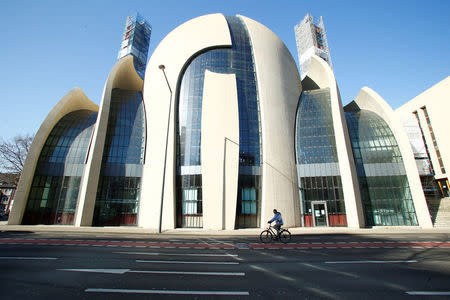 The new Central Mosque is photographed in Cologne, Germany, February 15, 2017. REUTERS/Thilo Schmuelgen