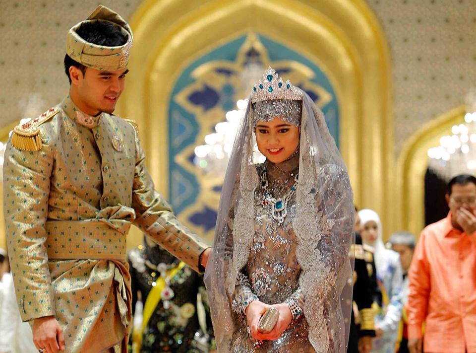 Princess Hajah Hafizah Sururul Bolkiah and Pengiran Haji Muhammad Ruzaini of Brunei