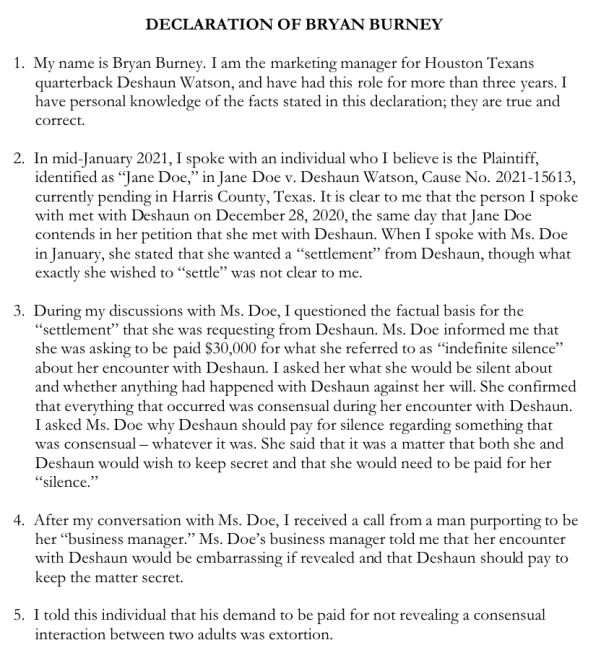 Rusty Hardin Reacts to HBO 'Real Sports' Coverage of the Deshaun Watson  Case - Rusty Hardin & Associates - Rusty Hardin & Associates