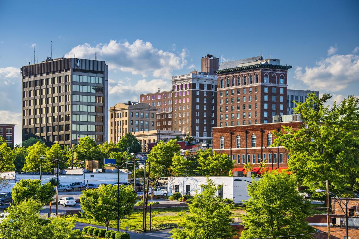 View of downtown Greenville, South Carolina