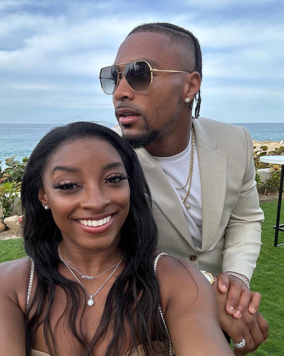 simone biles wedding hair