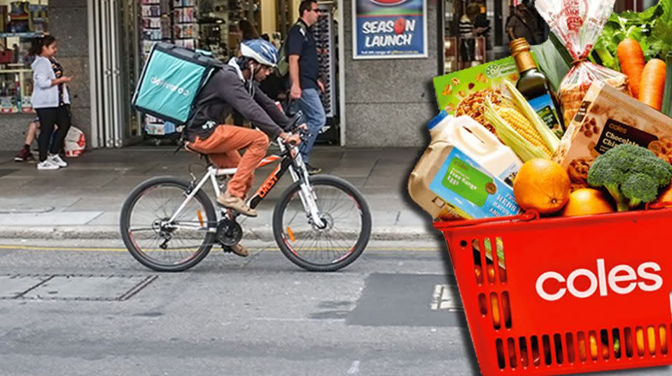 It's a partnership that is sure to please plenty! Coles and Deliveroo have teamed up for a trial.