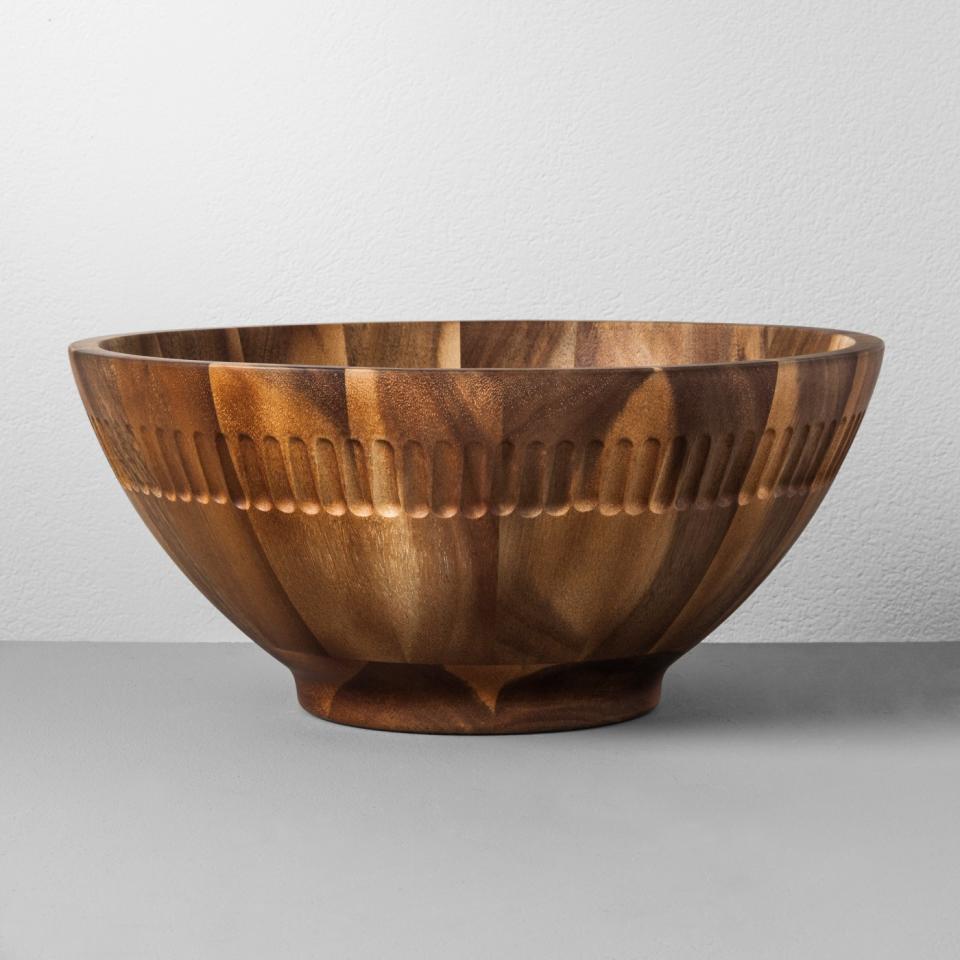 Acacia Wood Serving Bowl (Photo: Target)