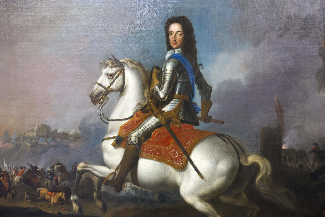 A portrait of King William III is set to go under the hammer in Belfast next week (Press Eye/PA)