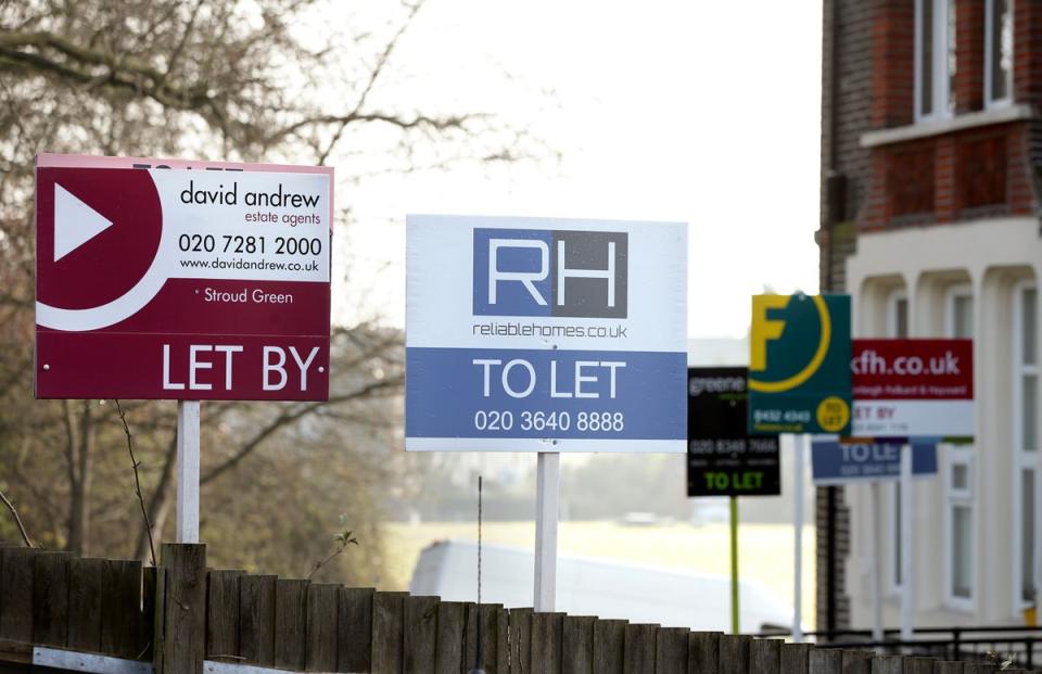 The Renters Reform Bill has been continually delayed (PA)
