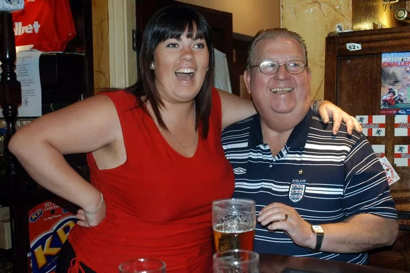 Barmaid Sarah Coleman and Mick Armstrong co manager, The Gables Pub -Credit:evening gazette