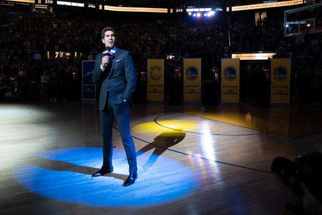 Former Warriors GM Bob Myers makes appearance at 49ers vs. Giants Thursday  Night Football