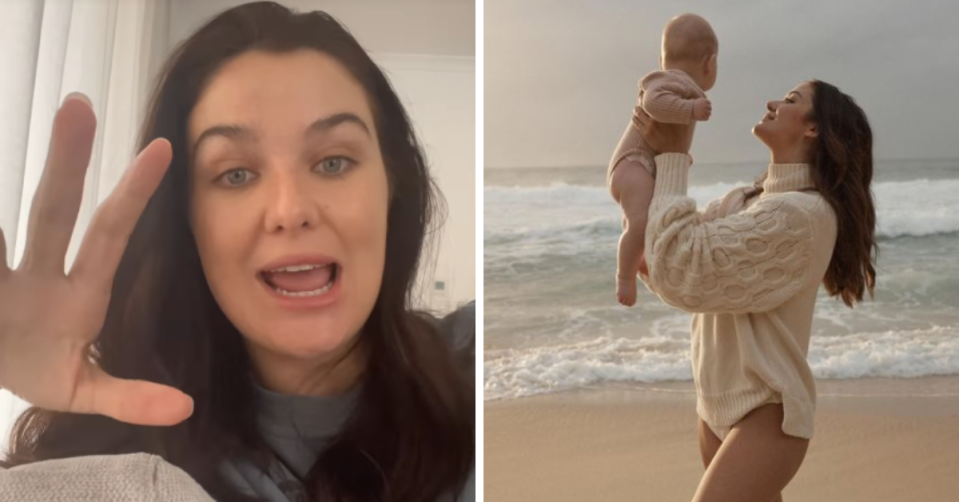 Bachelor star Sophie Tieman has announced her second pregnancy, six months after giving birth to daughter Arabella. Photo: Instagram.com/sophie.tieman 