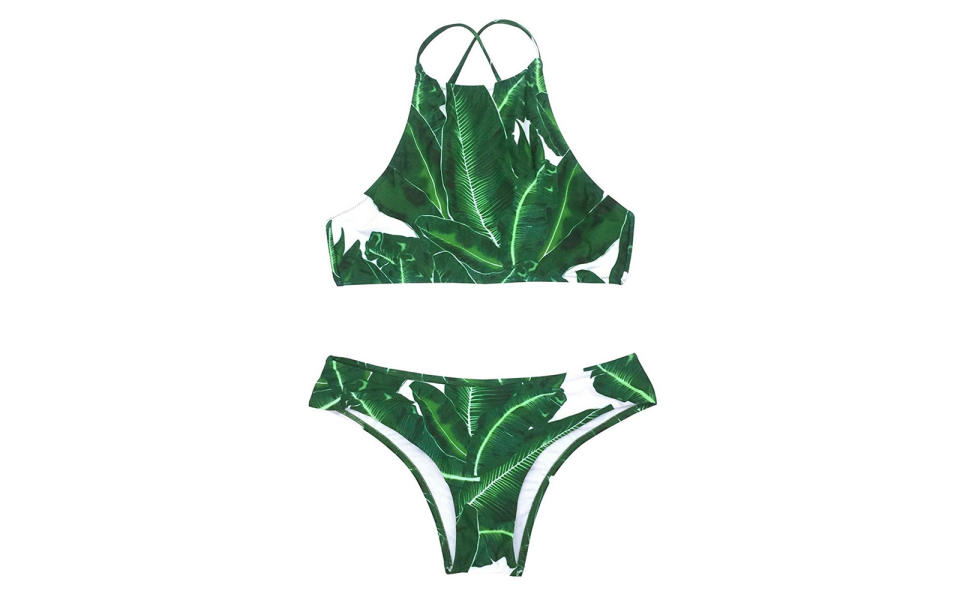 Cupshe Palm Print Bikini