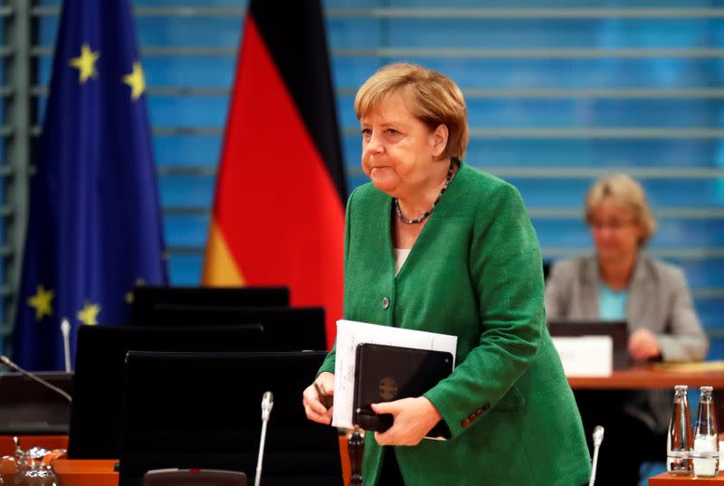 Weekly cabinet meeting at the Chancellery in Berlin