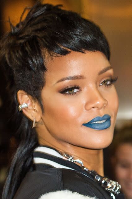 Last week wasn’t Rihanna’s first blue rodeo. 