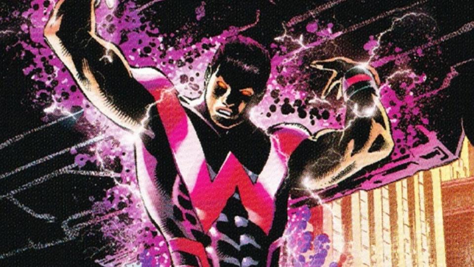 Wonder Man in ion energy form.