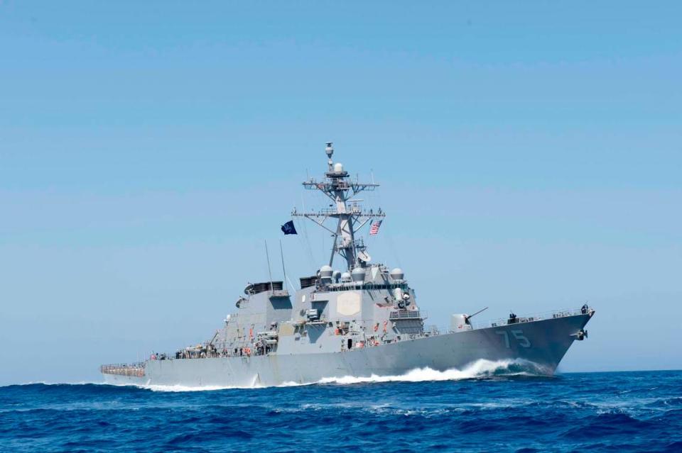 Guided missile destroyer USS Donald Cook.  Credit: United States Navy