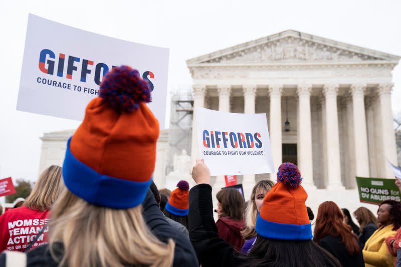 U.S. v. Rahimi Supreme Court protest in Washington