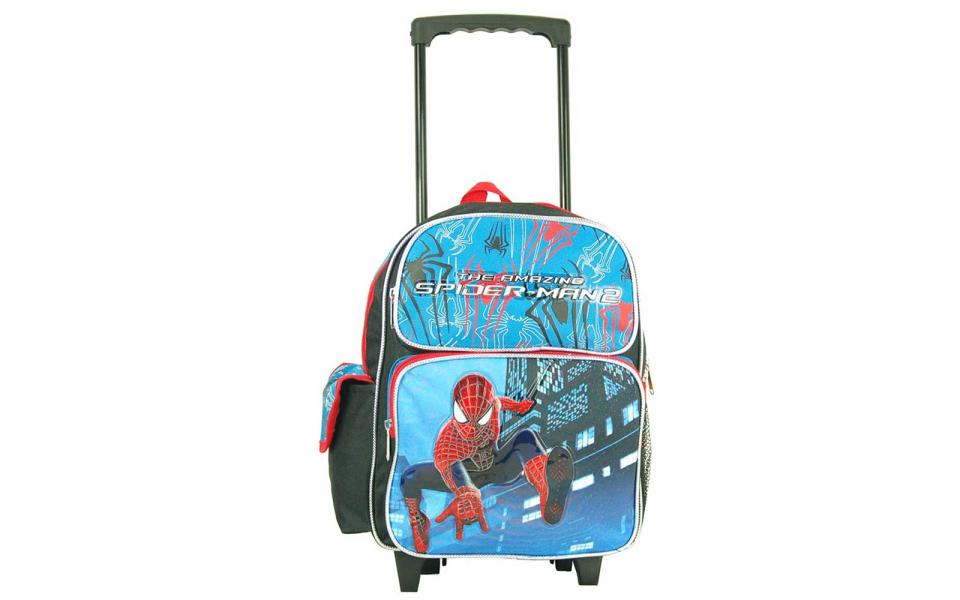 Marvel the Amazing Spiderman Toddler 12-inch Rolling Backpack