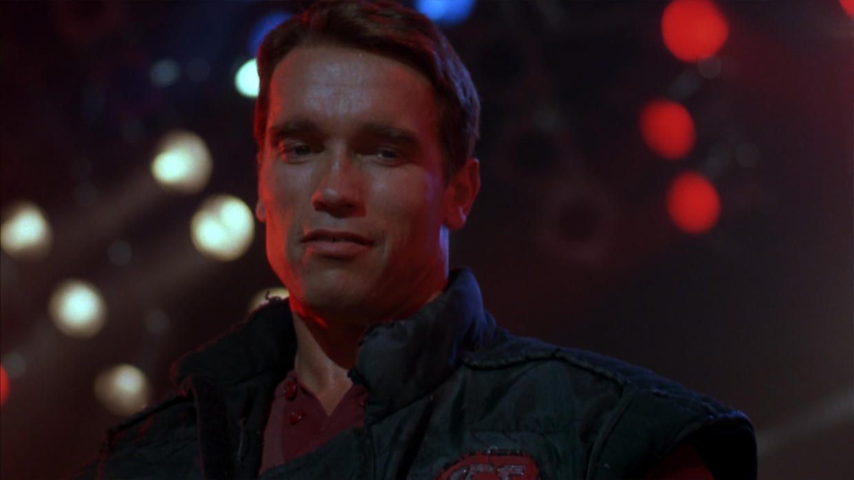  Arnold Schwarzenegger in The Running Man. 