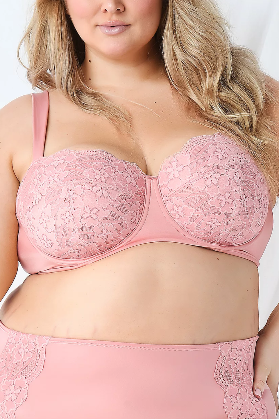 All Worthy Lace Cup Balconette Bra