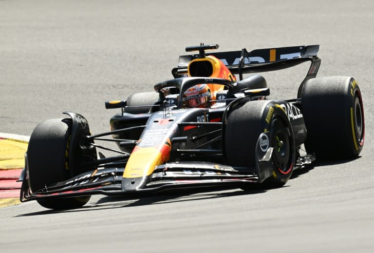 El piloto neerlandés Max Verstappen durante el Gran Premio de Bélgica. En el circuito de Spa-Francorchamps, 28 de julio de 2024. (JOHN THYS)