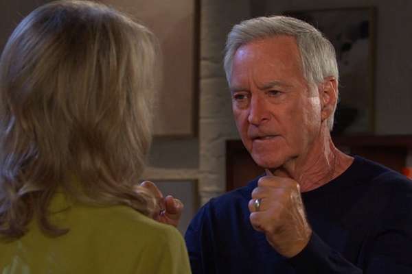 John felt that guilt can sometimes be a positive thing, but when he started to get overwhelmed by his own guilt, Marlena wished he could find peace. They brainstormed ideas to help out Eric and Sloan financially.