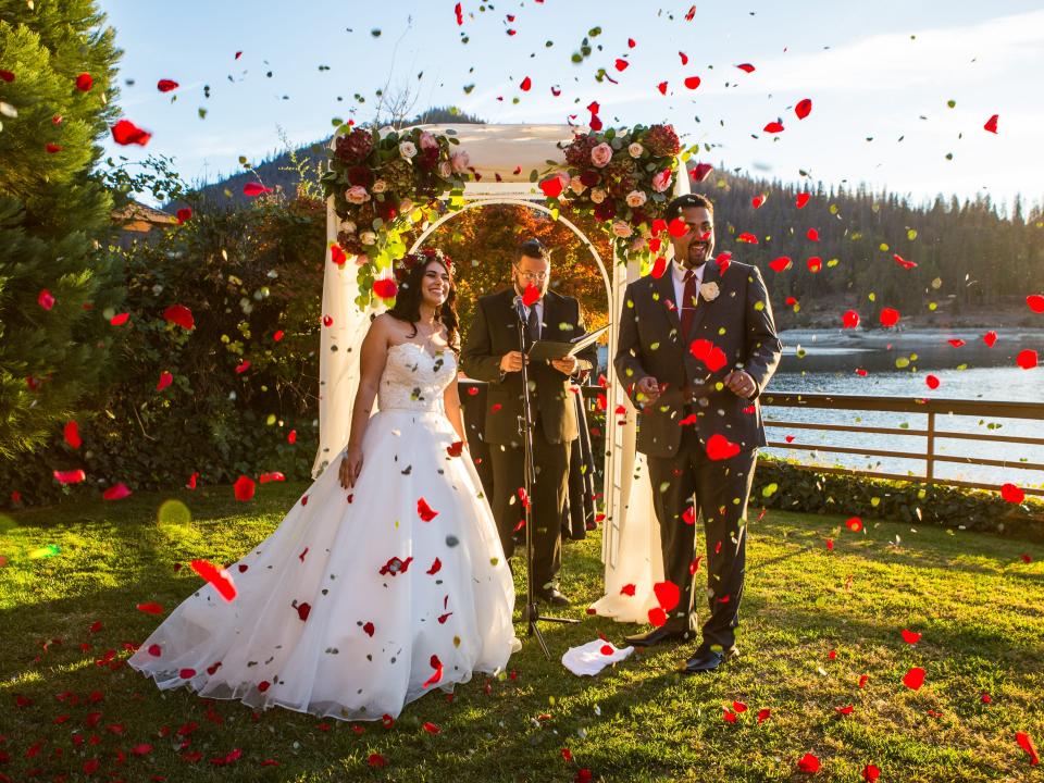 Miranda Mendelson on her wedding day in 2017