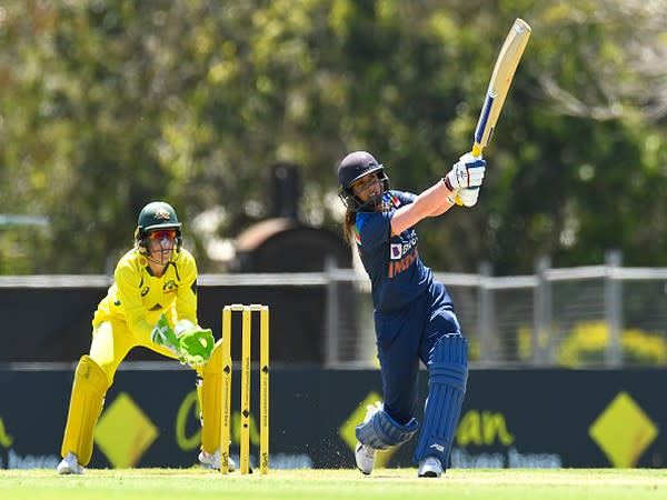 Mithali Raj in action against Australia (Photo/ BCCI Women Twitter)