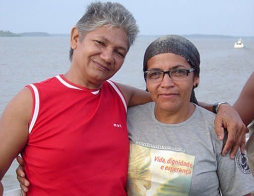 2011 picture Amazon rainforest activists Jose Claudio Ribeiro da Silva and his wife Maria do Espirito Santo da Silva, who were&nbsp;killed by loggers. (Photo: AFP News)