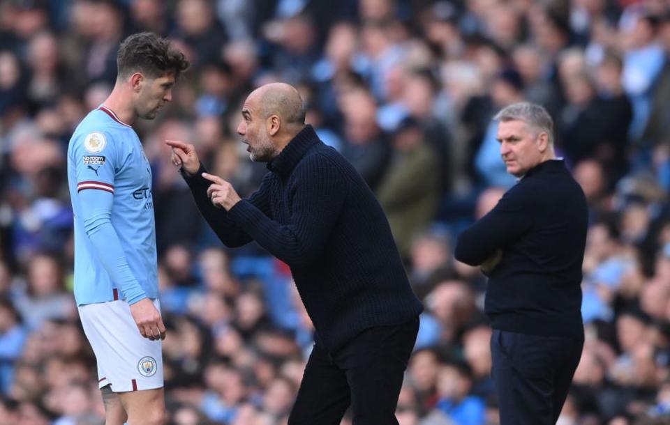 Pep Guardiola moved John Stones into midfield in a clever tactical change (Getty Images)
