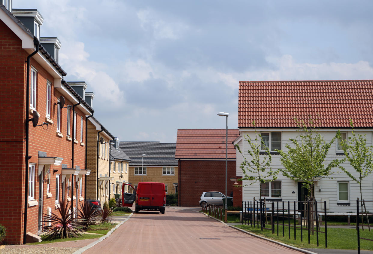 New housing stock at Dunton Fields, Laindon, Essex.