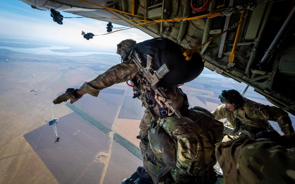 Pathfinders jumping from a Hercules C130  - Danny Houghton