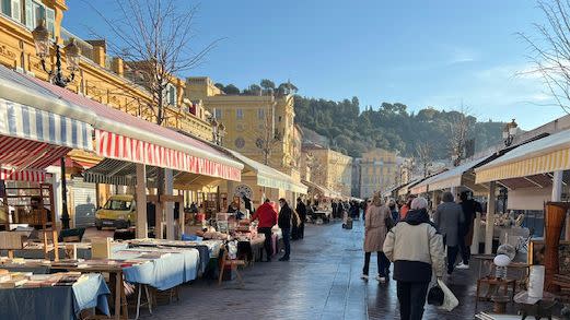 antique market in nice france