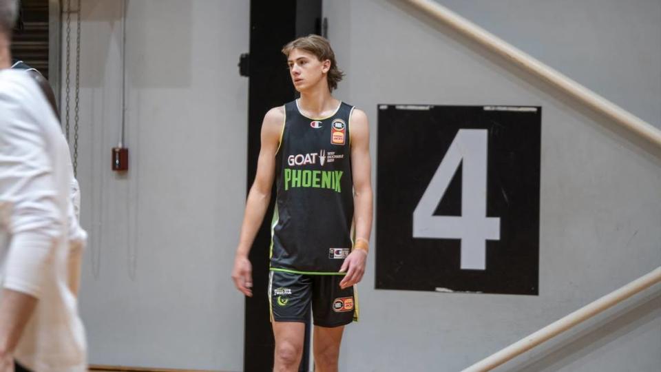 Johnny Furphy has been working out with the South East Melbourne Phoenix NBL team in Australia in advance of his arriving at KU. Contributed photo/South East Melbourne Phoenix