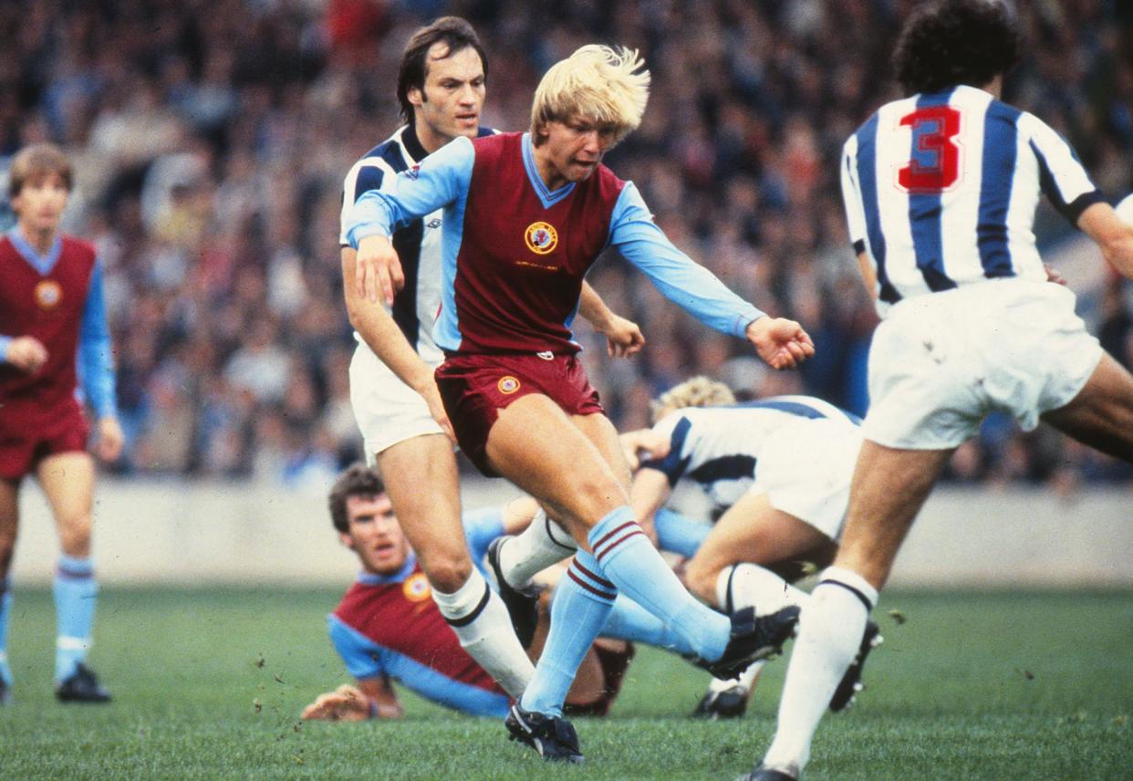 <span>Gary Shaw was part of the Aston Villa side that won the First Division title in 1981 and the European Cup the following year.</span><span>Photograph: Colorsport/Shutterstock</span>