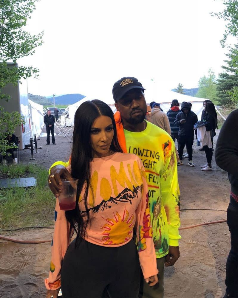 Kim Kardashian West and Kanye West