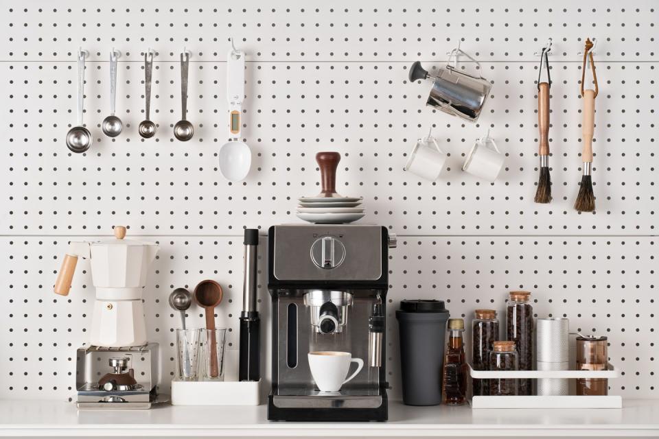 Create a coffee station.