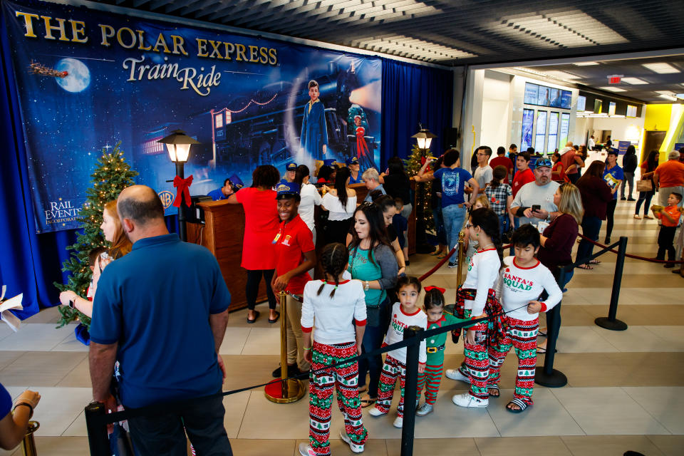 La atracción sale desde el puerto de trenes Brightline, Ft. Lauderdale, Florida. (Foto: Guy Rhodes/The Polar Express)).