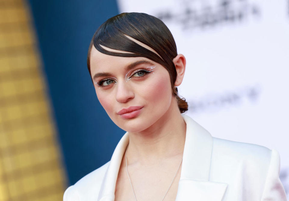 US actress Joey King attends the Los Angeles premiere of "Bullet Train" at the Regency Village theatre in Westwood, California, August 1, 2022. (Photo by Michael Tran / AFP) (Photo by MICHAEL TRAN/AFP via Getty Images)